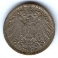 10 пфеннигов 1911 г. E Германия