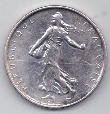 5 франков 1962 г. Франция
