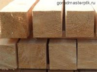 Брус 150х200х6000 мм обрезной, хвоя, (сосна, ель) 1-2 сорт