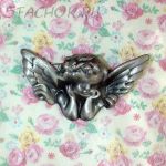 Брошь "Слепой ангел" под олово