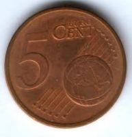5 евроцентов 2002 г. Германия