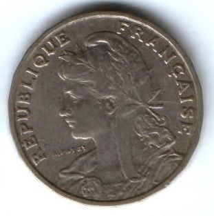 25 сантимов 1904 г. Франция