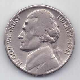 5 центов 1941 г. США