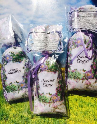 Аромасаше LAVANDER (лаванда), в тканевом мешочке