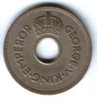 1 пенни 1936 г. Фиджи