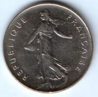 5 франков 1974 г. Франция