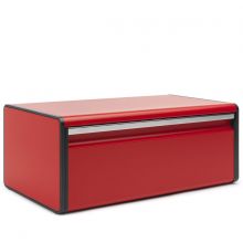 Хлебница Brabantia с откидной крышкой - 19 x 46,3 x 25 см красная (Нидерланды)