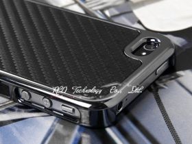 Чехол с карбоновым покрытием для iPhone 4G, 4S