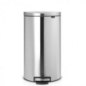 Мусорный бак (ведро) Brabantia FlatBack Matt Steel Fingerprint Proof 482007