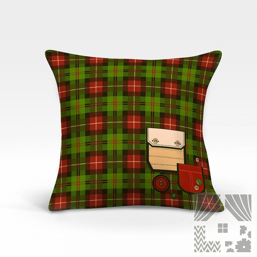 Подушка Литерн-О (зеленый)