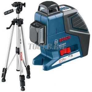 BOSCH GLL 2-80 P + BS 150 + вкладка под L-Boxx - лазерный нивелир