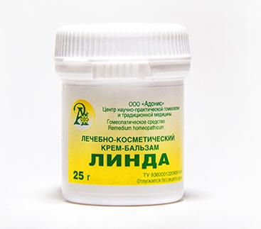 Лечебно-косметический крем-бальзам Линда 25гр