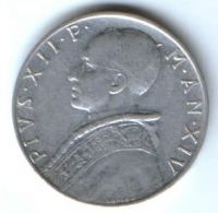 10 лир 1952 г. Ватикан