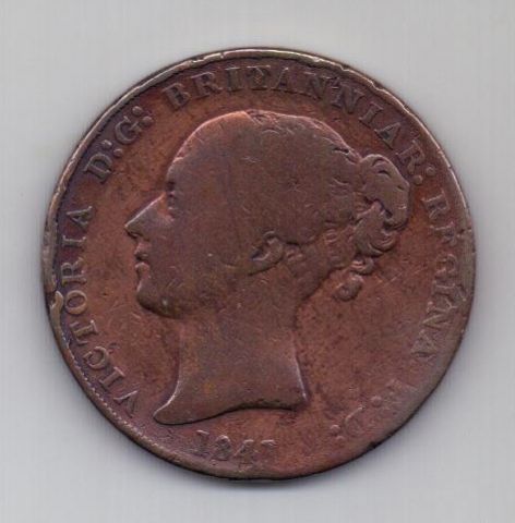 1/13 шиллинга 1841 г. Джерси
