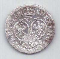 6 грошей 1698 г. Пруссия. Германия