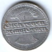 50 пфеннигов 1920 г. G  Германия