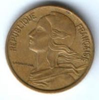 5 сантимов 1966 г. Франция