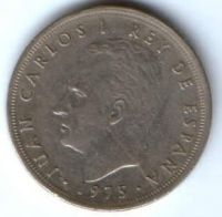 5 песет 1975 г. Испания