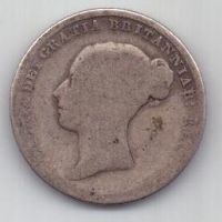 6 пенсов 1845 г. Великобритания
