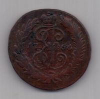 2 копейки 1764 г. редкий год СПМ