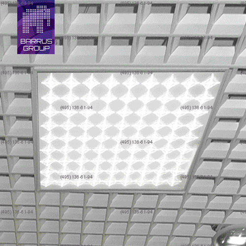 Светильник светодиодный Grilliato   IP54   35 Вт   3483 Лм   5000 К (дневной свет)     Прозрачный (призматический)   ДПО01-35-003