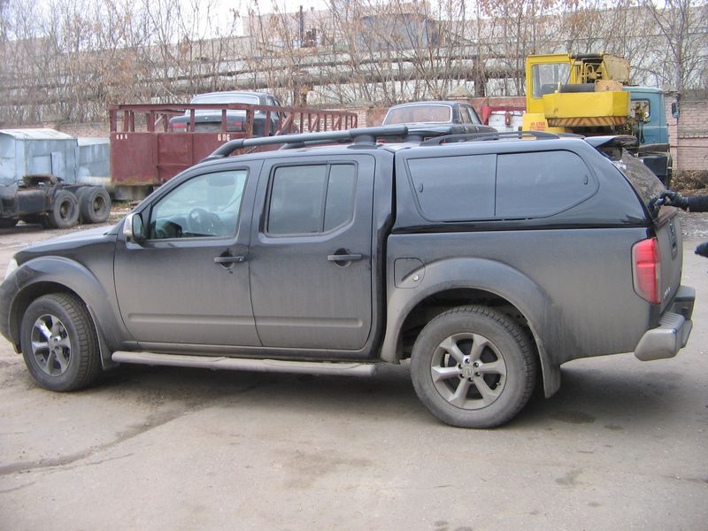 Кунг для пикапа Nissan Navara (А-серия) грунтованный под покраску