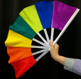 Веер ломается и восстанавливается (разноцветный) Broken and Restored Fan