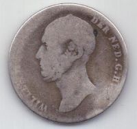 1/2 гульдена 1848 г. Нидерланды