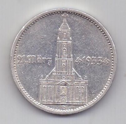 5 марок 1934 г. D. Германия
