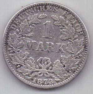 1 марка 1873 г. Германия