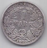 1 марка 1873 г. Германия