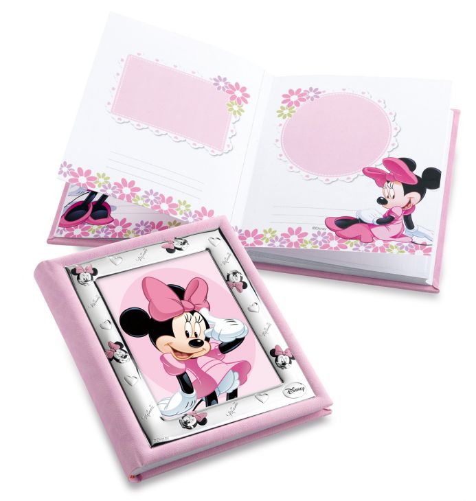 Детский фотоальбом с серебряной рамкой Disney, 20*25 см (Италия)