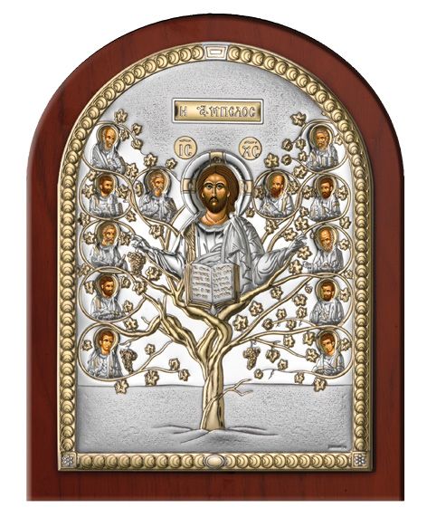 Серебряная икона Древо Жизни (Италия)