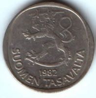 1 марка 1982 г. Финляндия
