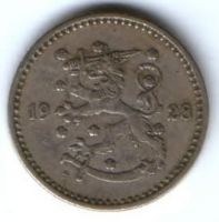 1 марка 1928 г. Финляндия