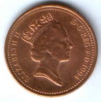 1 пенни 1994 г. Великобритания