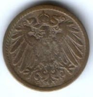 5 пфеннигов 1899 г. D Германия