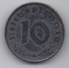 10 пфеннигов 1940 г. A Германия