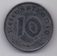 10 пфеннигов 1940 г. A Германия