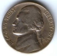 5 центов 1946 г. США