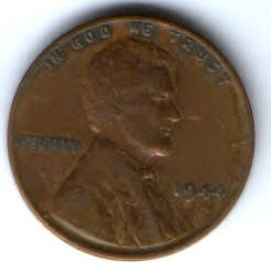 1 цент 1944 г. США