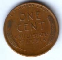 1 цент 1942 г. США