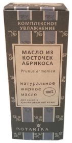 АБРИКОСОВЫХ  КОСТОЧЕК  МАСЛО НАТУРАЛЬНОЕ  ЖИРНОЕ БОТАНИКА, 30 мл.