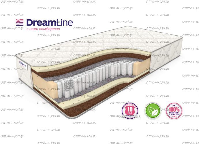 Матрас Prime Mix S1000 (с наматрасником) Дримлайн