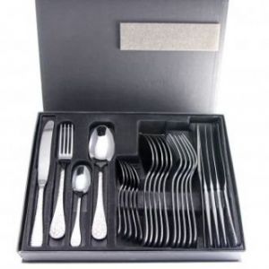 Набор столовых приборов Herdmar Rocco Black #5- 24 предмета (Португалия)