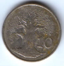 10 центов 1980 г. Зимбабве