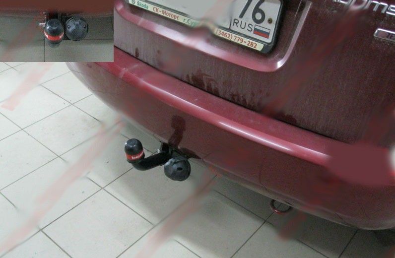 Фаркоп BOSAL-ORIS Skoda Roomster 2006-2010, 2010-2015. Необходима подрезка бампера. Тип шара: A. Нагрузки: 1200/60 кг - 1920-A Bosal