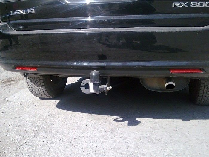 Фаркоп BOSAL-ORIS на Lexus RX 300 1997-2003 без выреза в бампере. Тип шара: A. Нагрузки: 1500/75 кг - 3042-A Bosal