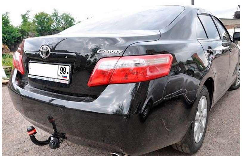 Фаркоп BOSAL-ORIS Toyota Camry седан 2006-2011 необходима подрезка бампера. Тип шара: A. Нагрузки: 1500/50 кг - 3056-A Bosal
