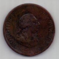 1/2 пенни 1799 г. Великобритания